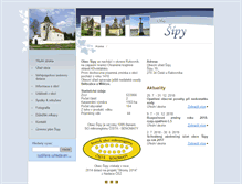 Tablet Screenshot of obec-sipy.cz